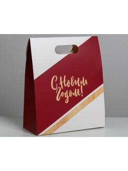 Пакет с клапаном «С наилучшими пожеланиями», 26 х32 х12 см