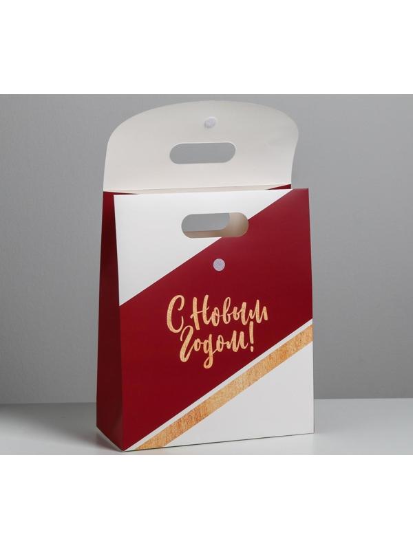 Пакет с клапаном «С наилучшими пожеланиями», 26 х32 х12 см