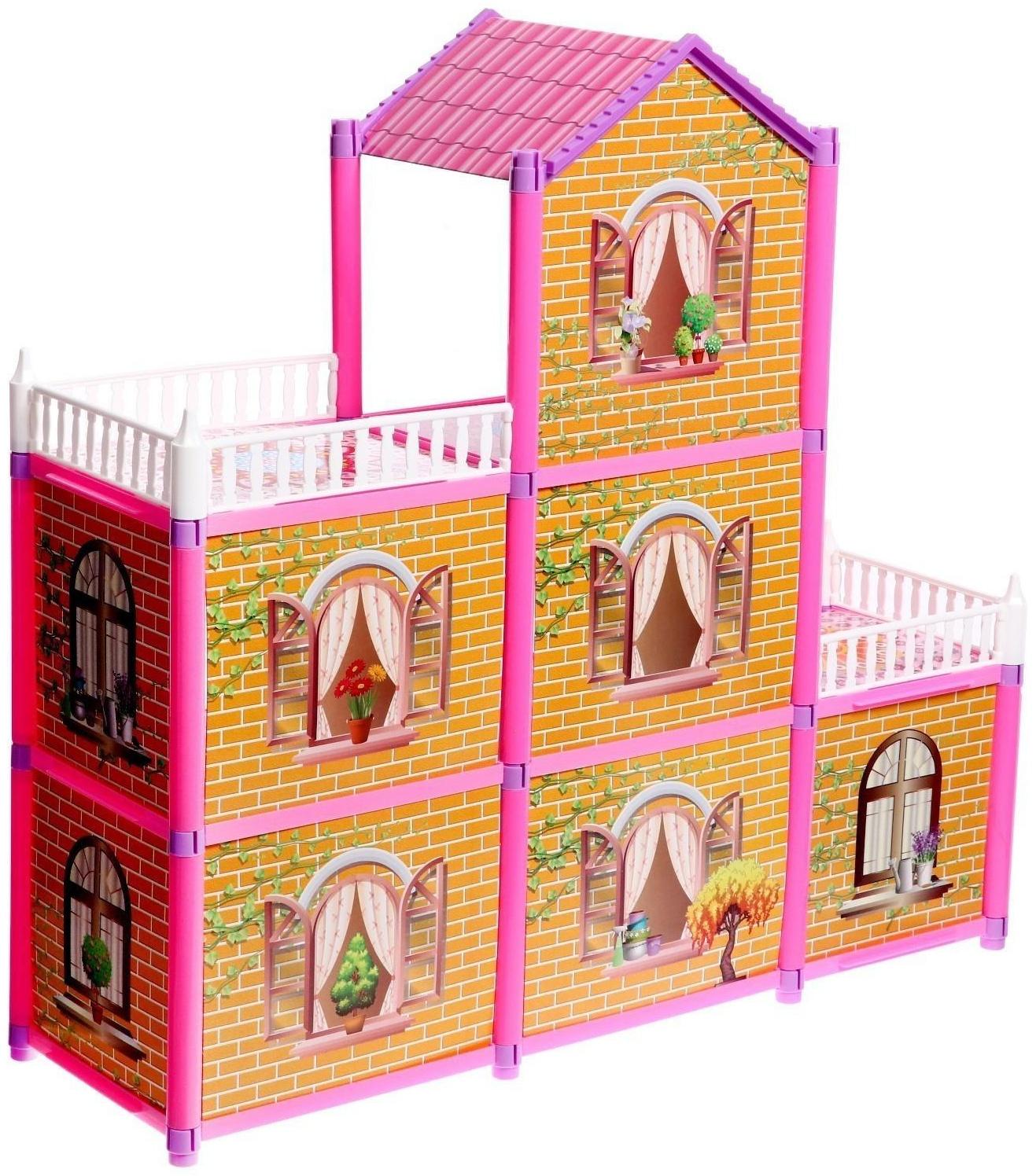 Дом для кукол «Коттедж» с куклами и аксессуарами