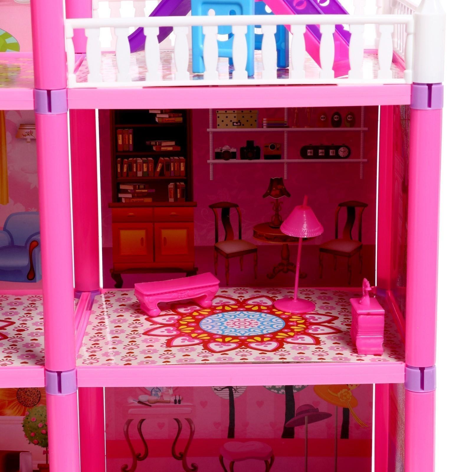 Дом для кукол «Коттедж» с куклами и аксессуарами