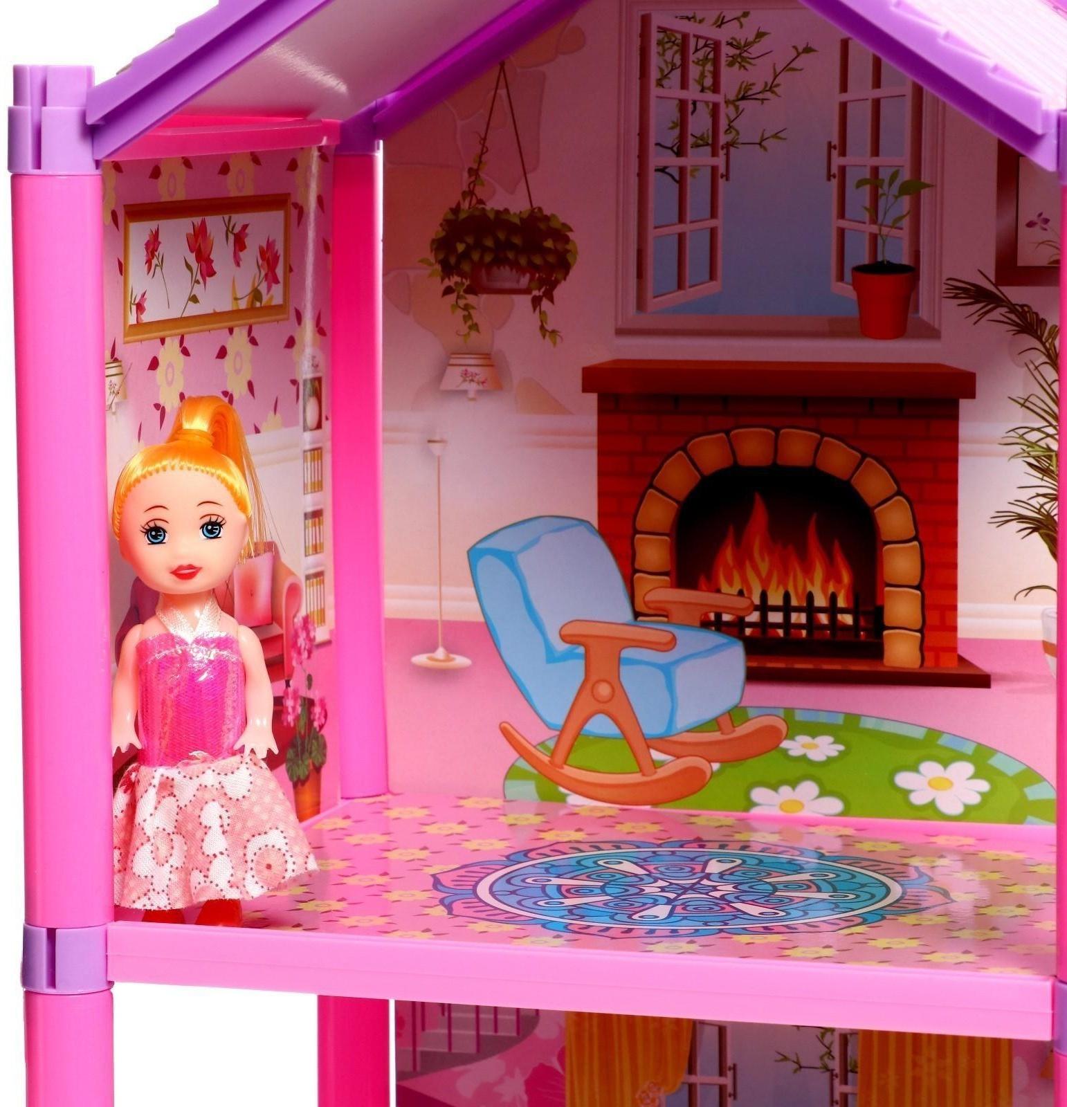 Дом для кукол «Коттедж» с куклами и аксессуарами