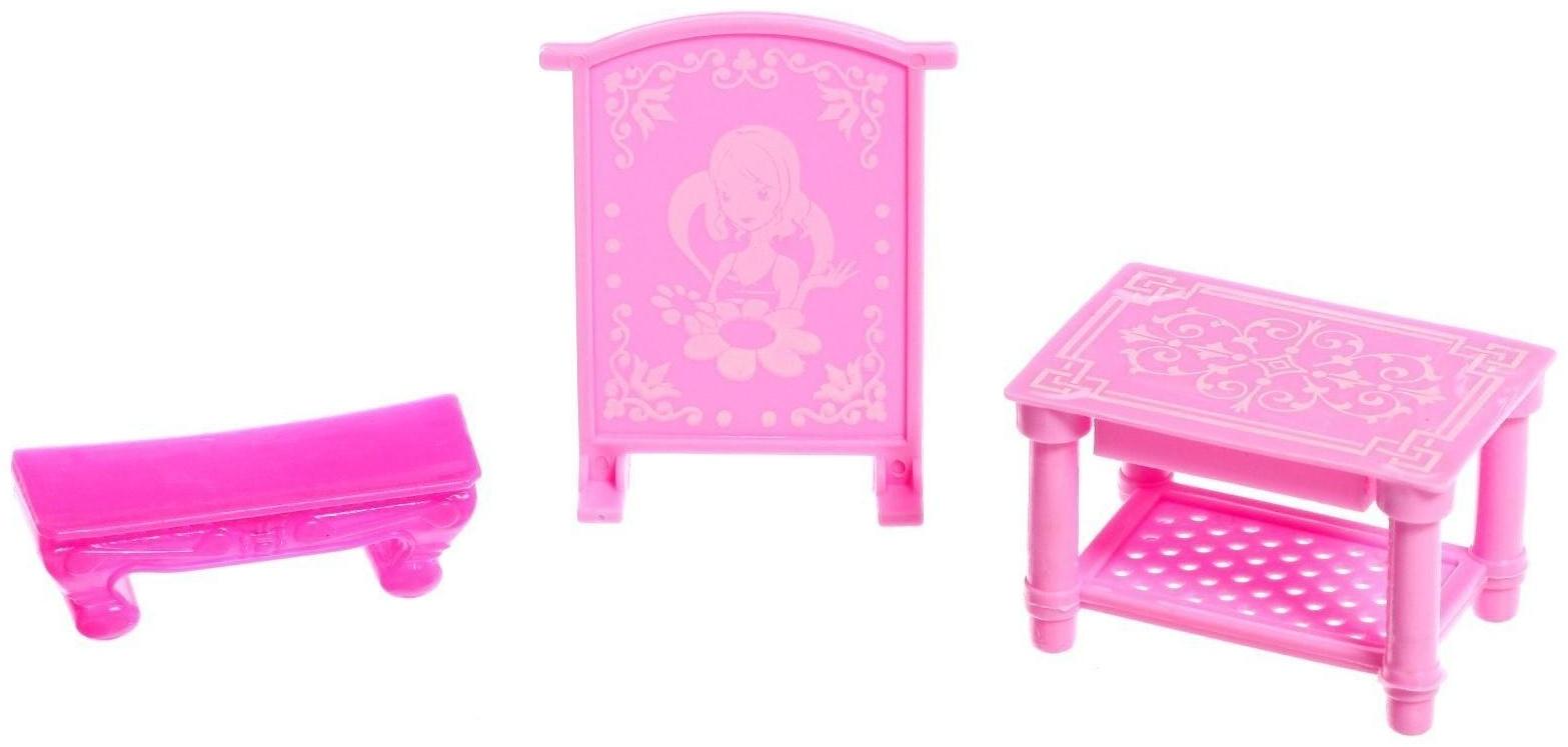 Дом для кукол «Коттедж» с куклами и аксессуарами