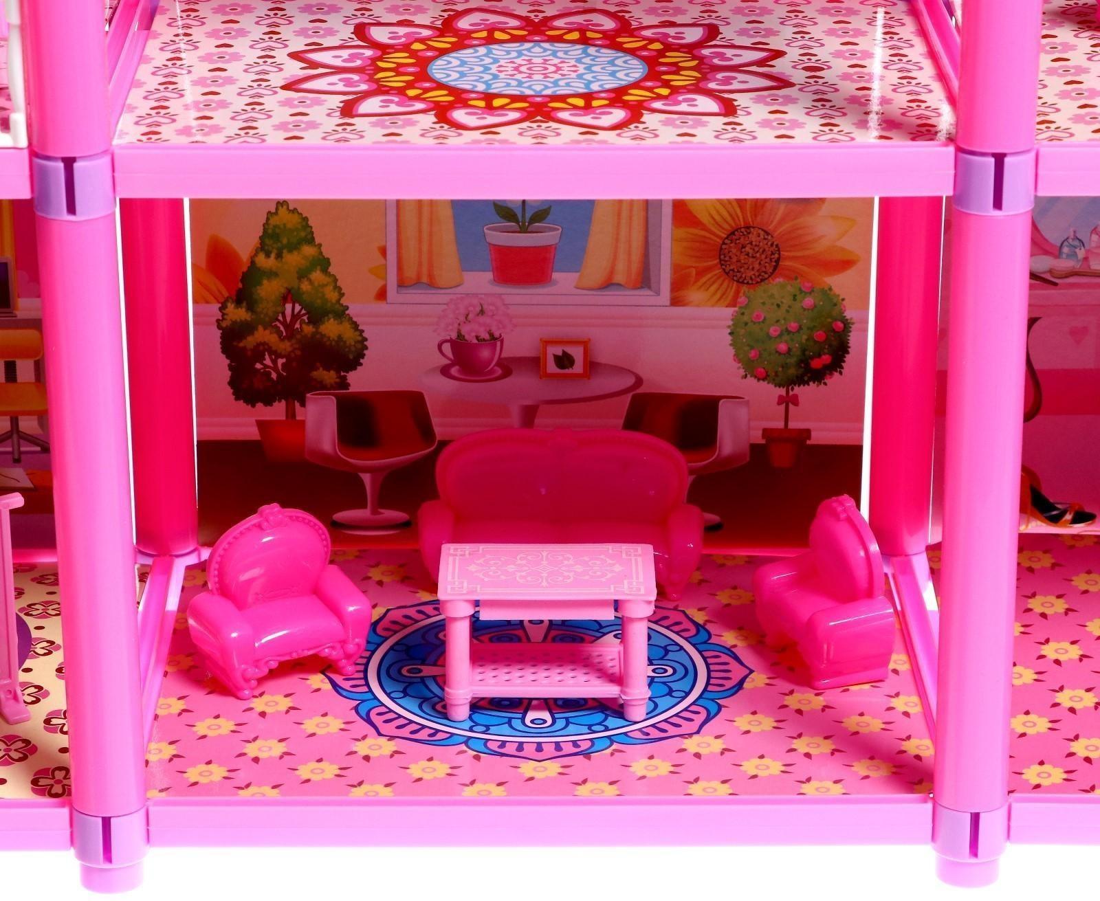 Дом для кукол «Коттедж» с куклами и аксессуарами