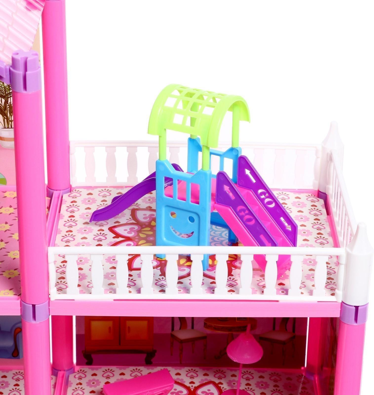 Дом для кукол «Коттедж» с куклами и аксессуарами