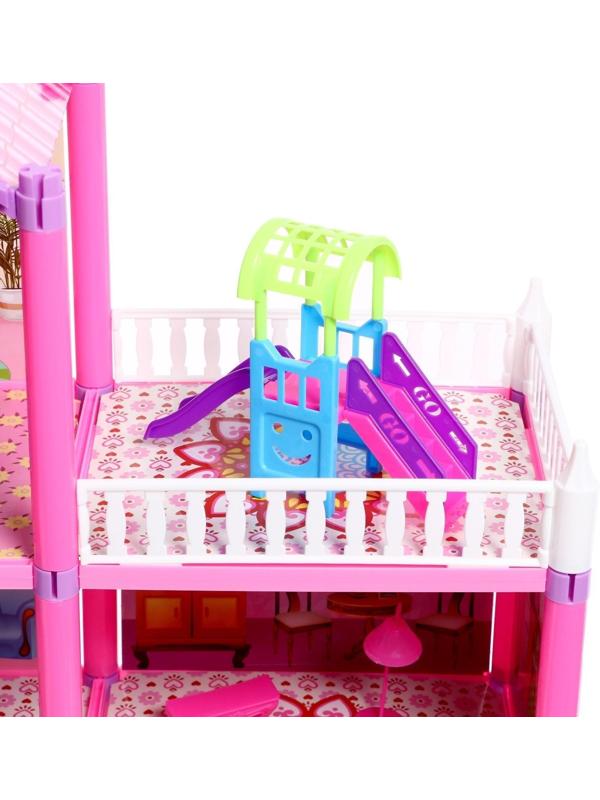 Дом для кукол «Коттедж» с куклами и аксессуарами