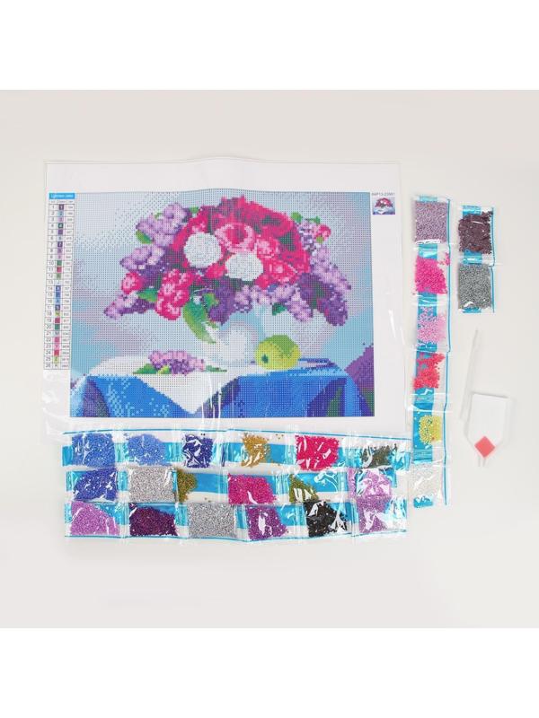 Алмазная мозаика с полным заполнением «Натюрморт» 30х40 см, холст, ёмкость