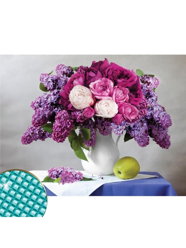 Алмазная мозаика с полным заполнением «Натюрморт» 30х40 см, холст, ёмкость