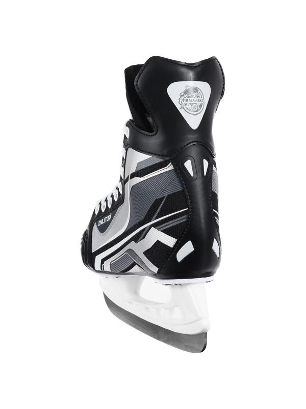 Коньки хоккейные 225L, искусственная кожа, размер 39