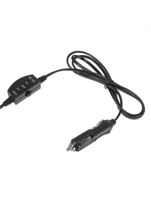 Накидка с подогревом TORSO, 12 В, регулятор, 55×27 см, провод 200 см, черный