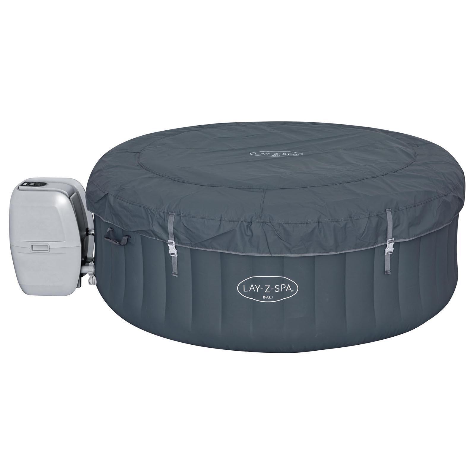 SPA бассейн Bali AirJet, 180 x 66 см, фильтр-насос, тент, дозатор для химии, аэромассаж, 60009 Bestway