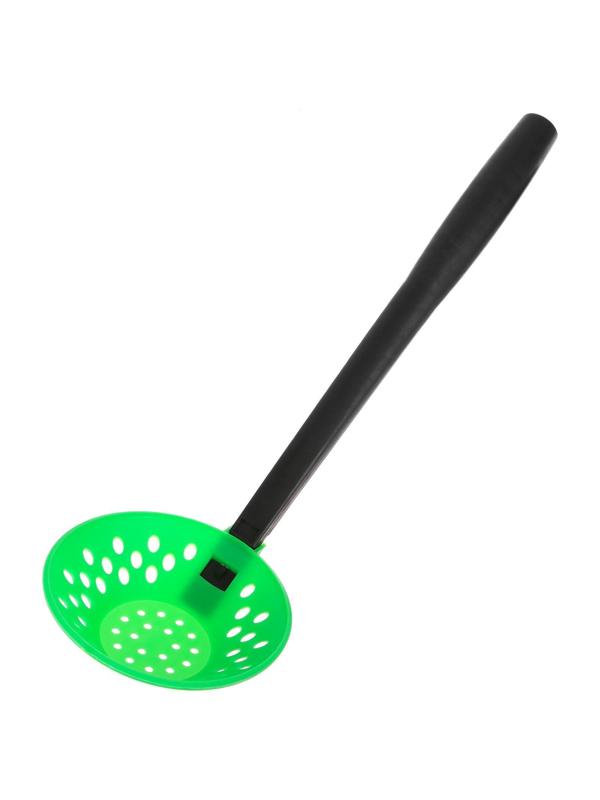 Черпак для льда пластиковый «Три Кита», цвет зеленый