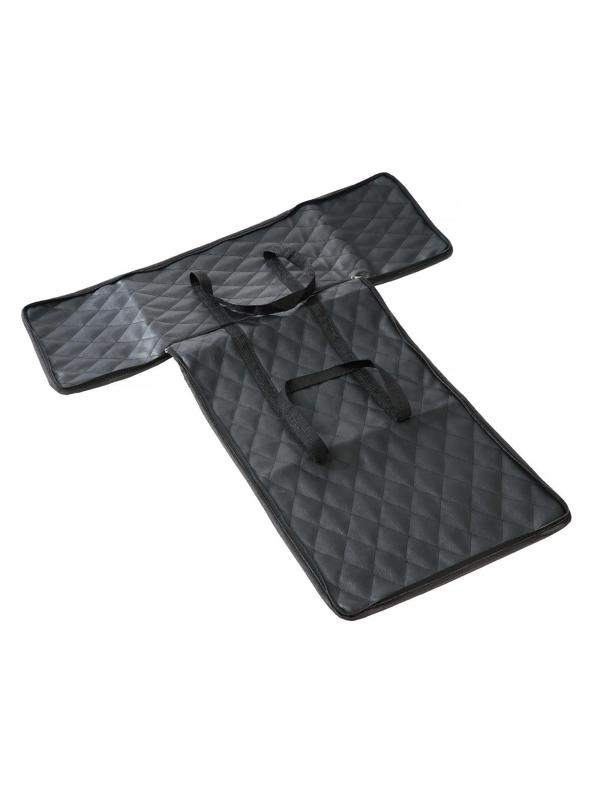 Сумка-органайзер автомобильная, экокожа, ромб, черный 35 х 21 х 24 см