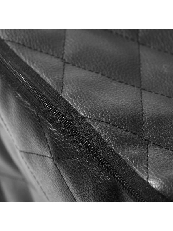 Сумка-органайзер автомобильная, экокожа, ромб, черный 35 х 21 х 24 см