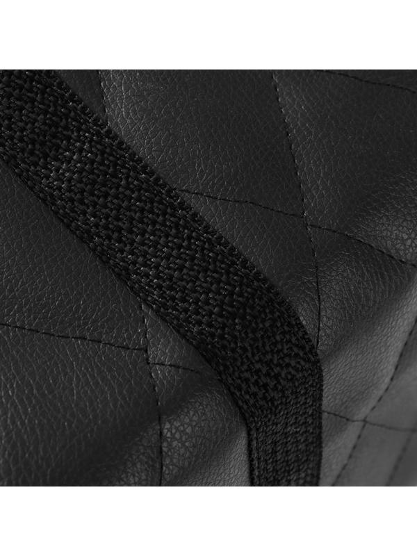 Сумка-органайзер автомобильная, экокожа, ромб, черный 35 х 21 х 24 см