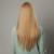 Парик искусственный, с чёлкой, имитация кожи, 60 см, цвет блонд