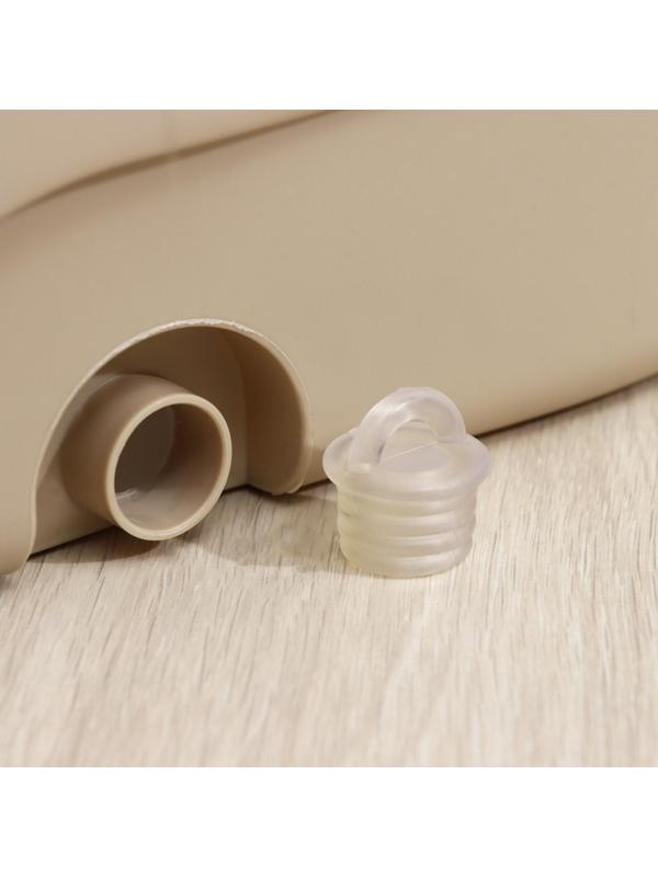 Швабра с отжимом и ведро с металлической центрифугой Доляна, 19,2 л, дополнительная насадка, цвет бежевый