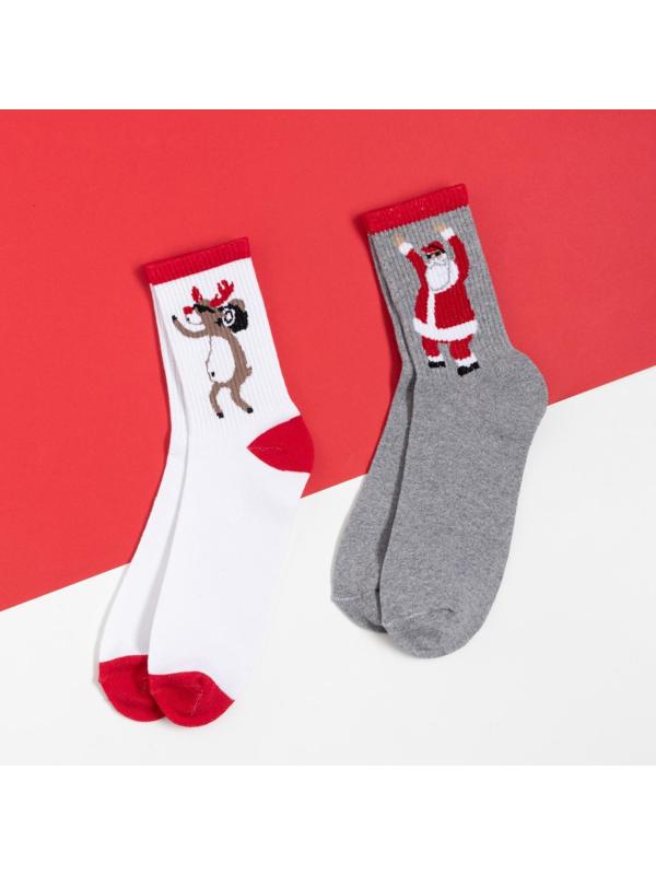 Набор новогодних мужских носков 