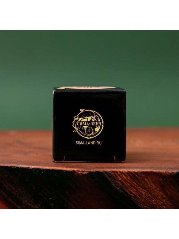 Новогодняя гелевая свеча Зима это ..«Золотой шик», без аромата, 2,5 х 2,5 х 2,5 см