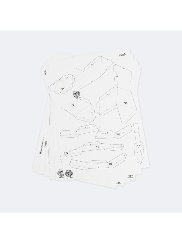 Набор для создания полигональной фигуры «Снеговик», 32.5 х 44 см