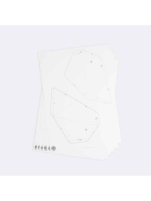 Набор для создания полигональной фигуры «Ёлочка», 32.5 х 44 см