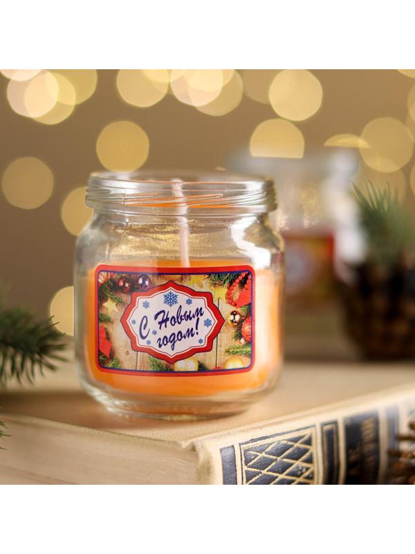 Ароматическая свеча в банке 