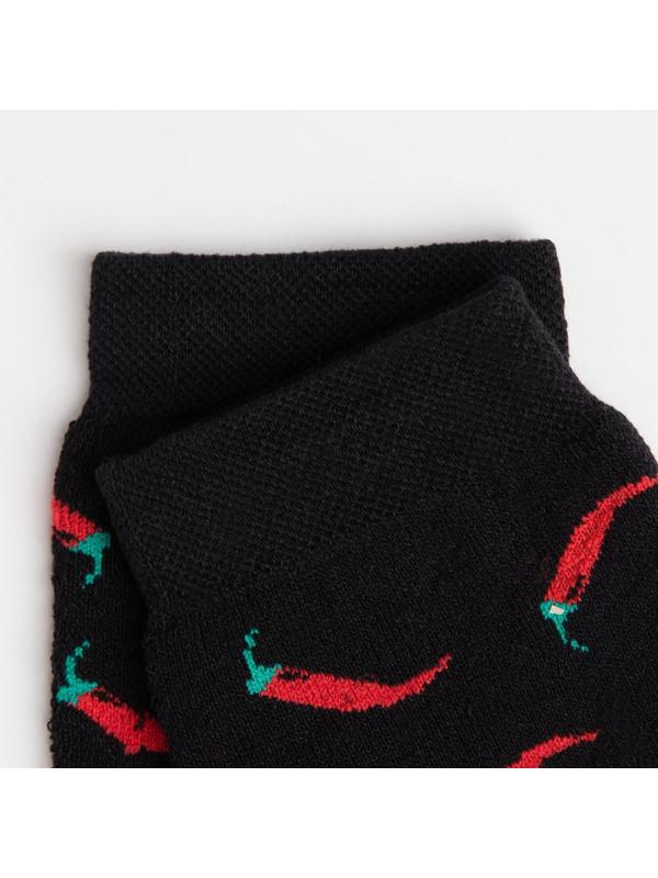 Носки мужские махровые «Перец», цвет чёрный, размер 29