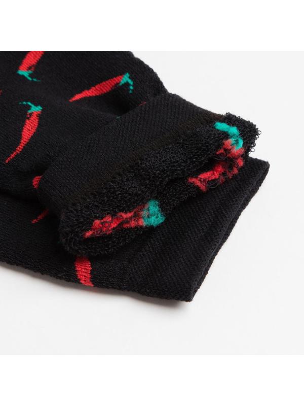 Носки мужские махровые «Перец», цвет чёрный, размер 29