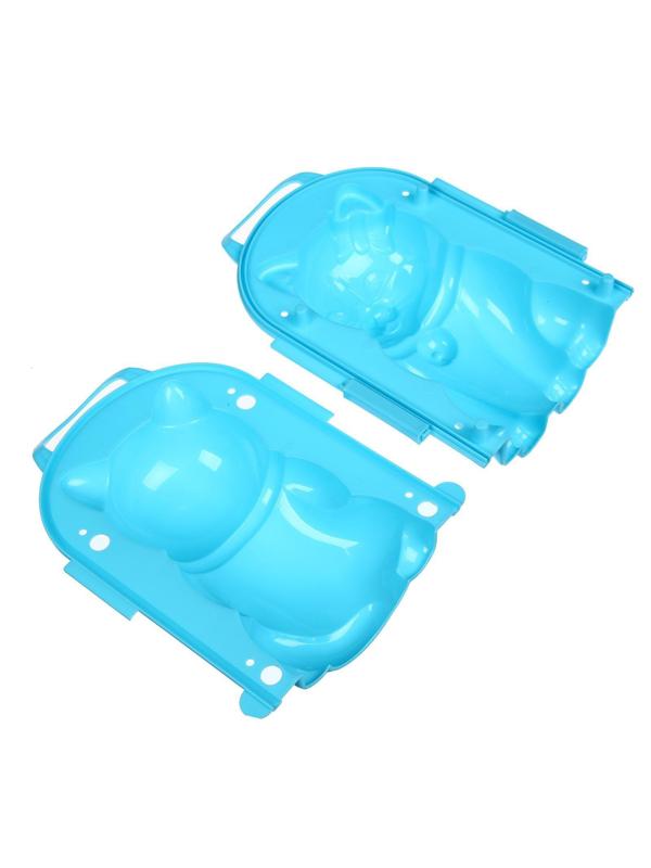 Снежколеп-песколеп «Кошка» + глазки и пуговки, набор, цвета МИКС