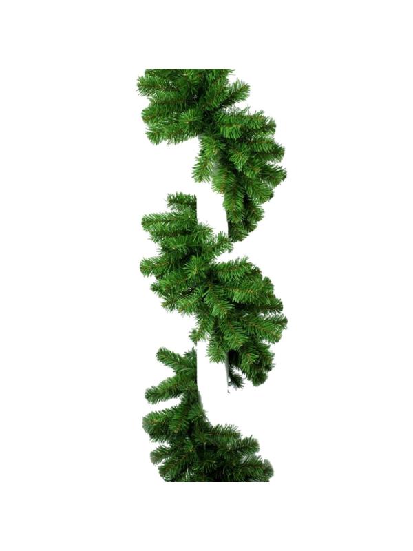 Гирлянда еловая Рождественская 15 светло-зеленая ГР-15