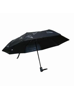 Зонт полный автомат, Самолетики, черный, HD-U28 black