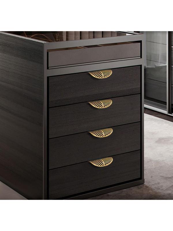 Ручка CAPPIO, м/о 96 мм, с узором, цвет матовое золото