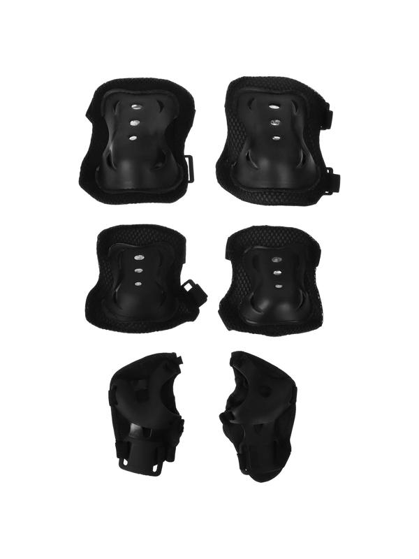 Набор: коньки ледовые детские раздвижные 223Y, текстиль, пластик, с роликовой платформой+защита, PVC колёса, размер 34-37