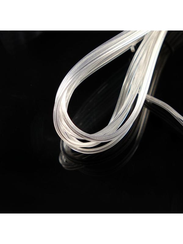 Удлинитель для комнатных гирлянд, 1.5 м, прозрачная нить, УМС-вилка