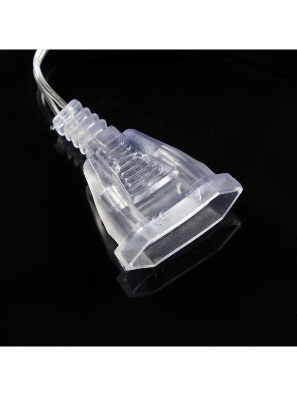 Удлинитель для комнатных гирлянд, 1.5 м, прозрачная нить, УМС-вилка