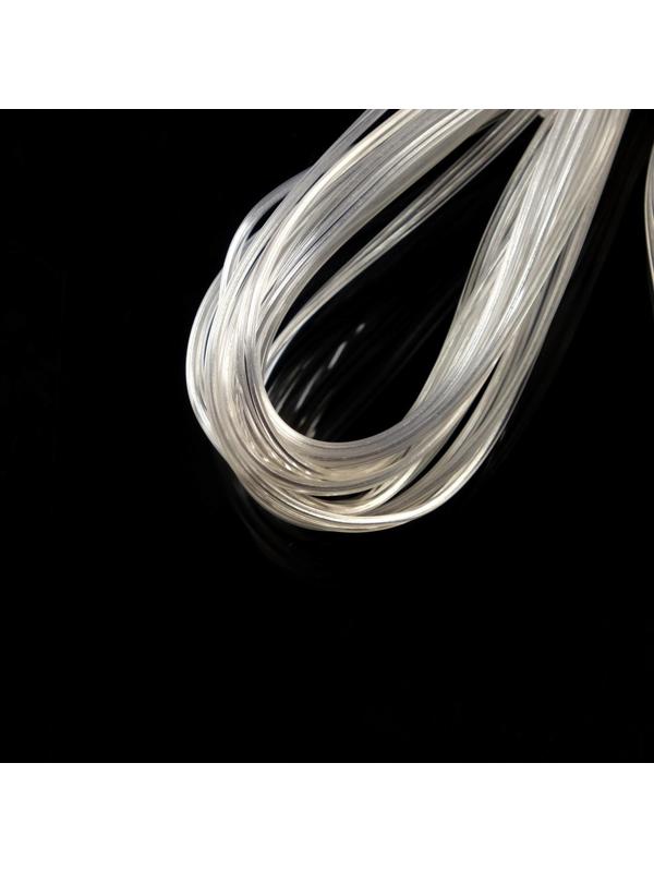 Удлинитель для комнатных гирлянд, 5 м, прозрачная нить, УМС-вилка