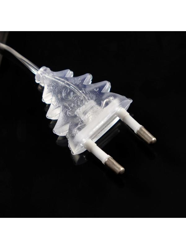 Удлинитель для комнатных гирлянд, 5 м, прозрачная нить, УМС-вилка