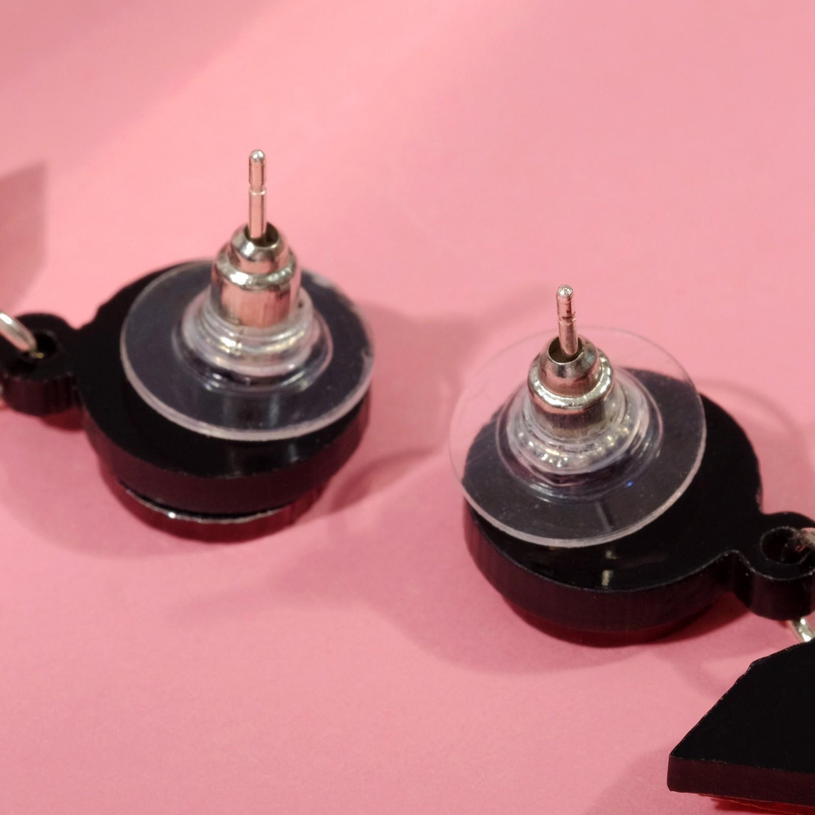 Серьги акрил 