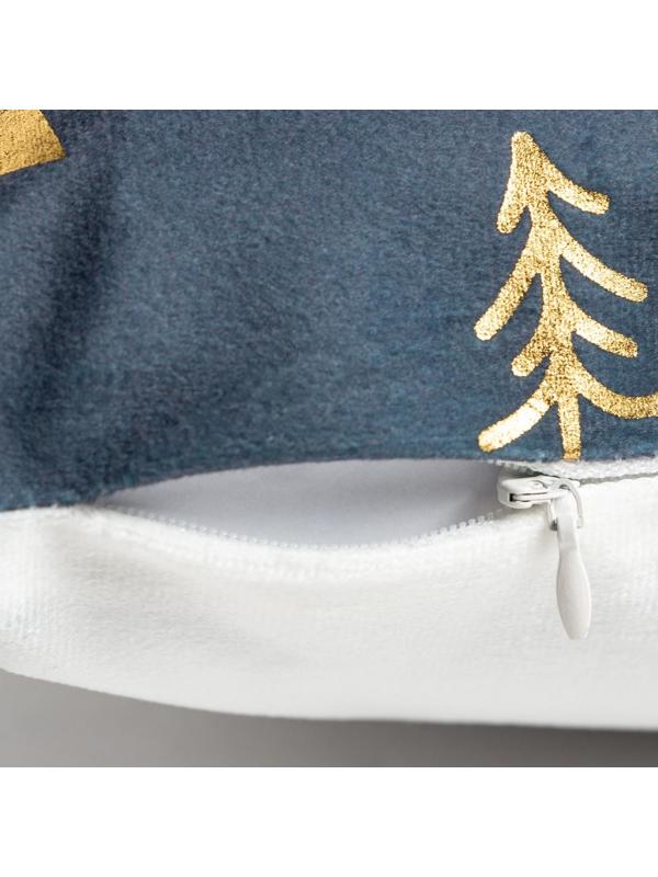 Наволочка декоративная Этель «Счастье» 40х40 см, 100% п/э, велюр