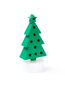 Свеча светодиодная «Ёлочка», цвета МИКС