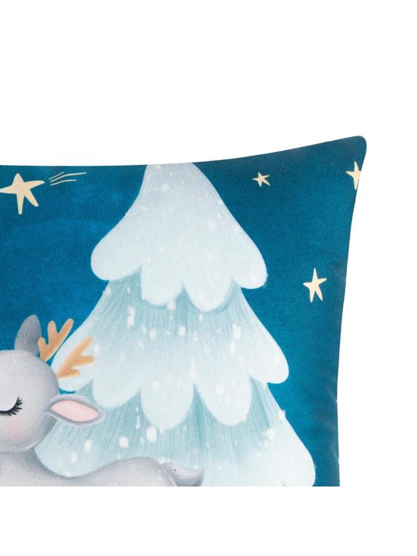 Подушка новогодняя Этель «Happy winter», 40*40 см, 100% п/э, велюр