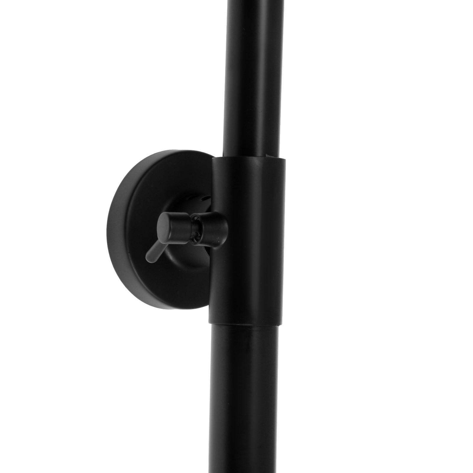 Душевая система ZEIN ZS-3F, смеситель, тропическая и ручная лейка 3 режима, латунь, черный