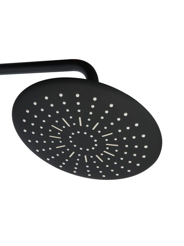 Душевая система ZEIN ZS-3F, смеситель, тропическая и ручная лейка 3 режима, латунь, черный