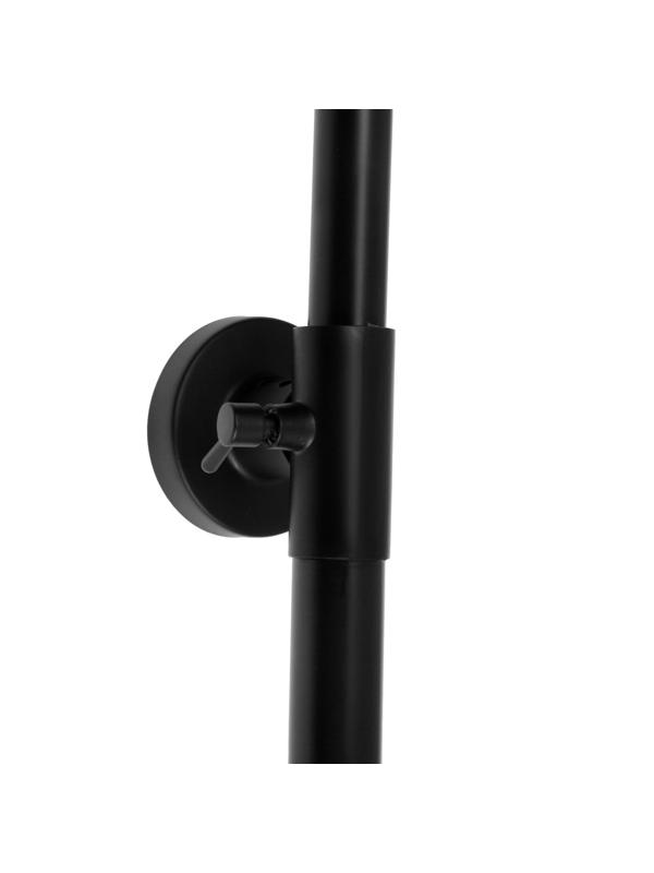 Душевая система ZEIN ZS-3F, смеситель, тропическая и ручная лейка 3 режима, латунь, черный