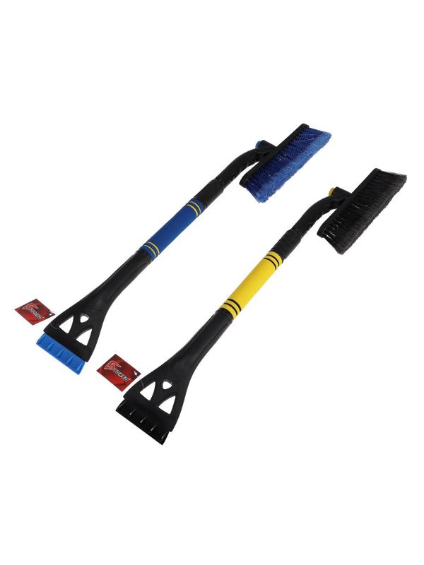 Щетка сметка TORSO, 73-91 см, телескопическая, поворотная, МИКС