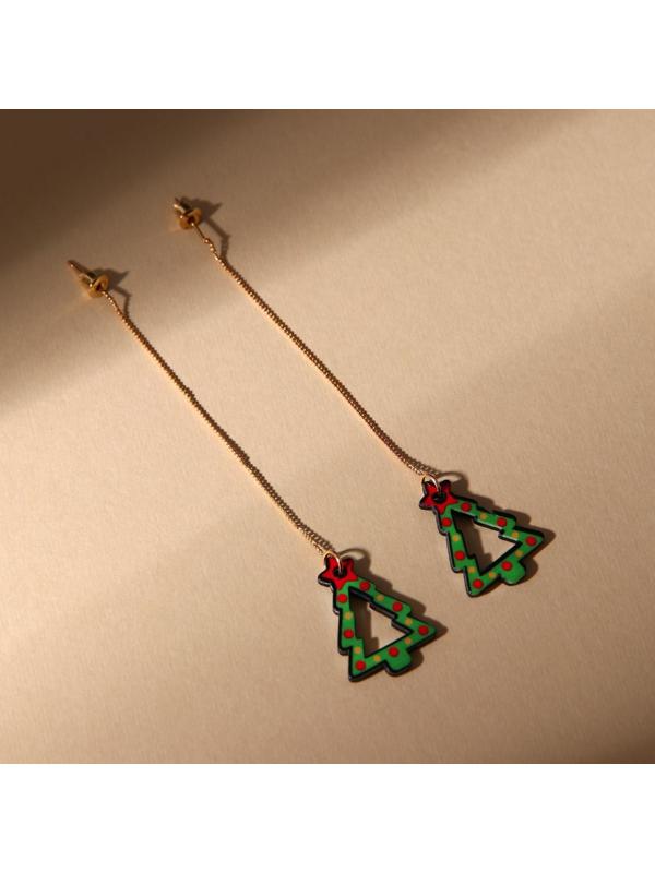 Серьги «Верь в сказку», длина 9 см.