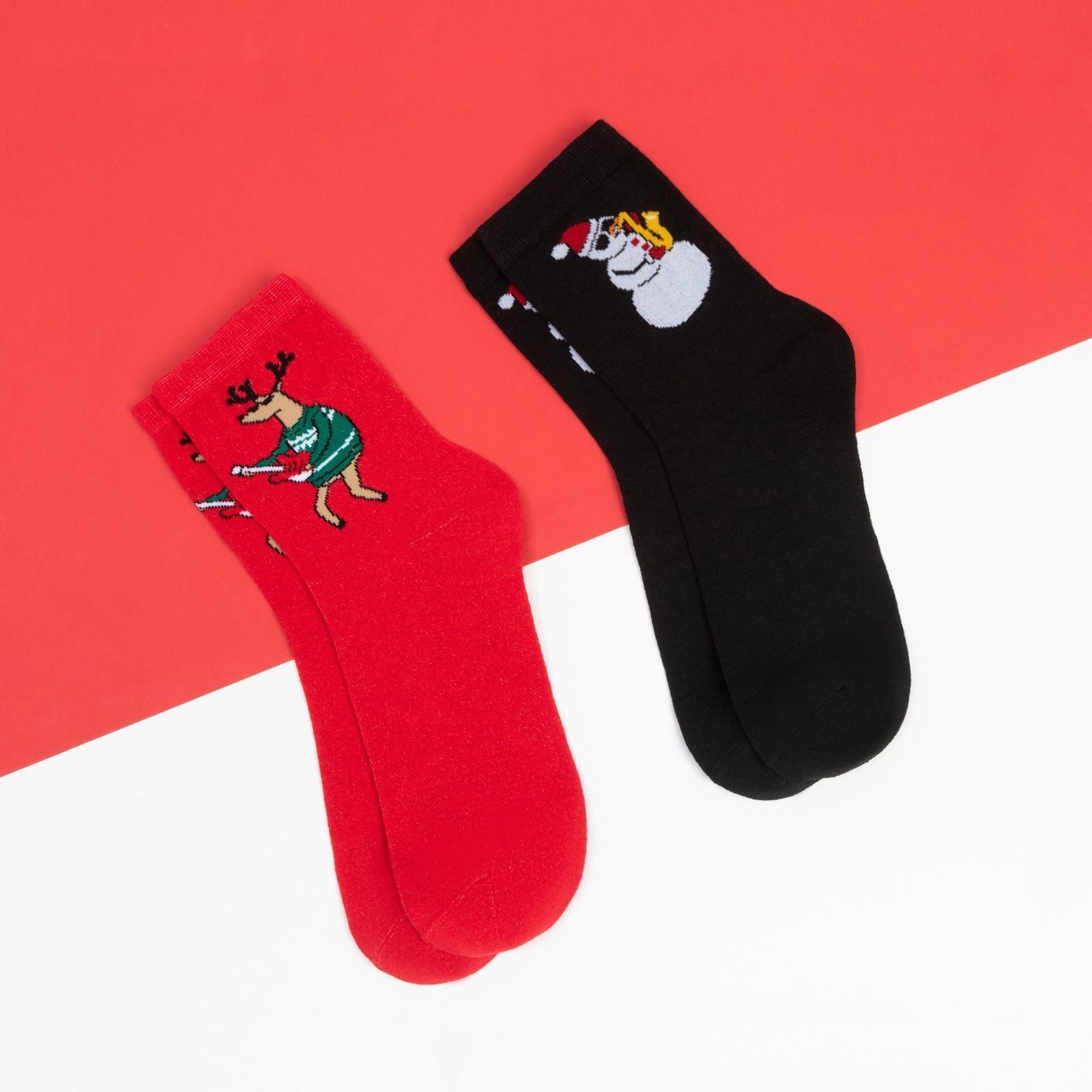 Набор новогодних мужских носков KAFTAN 