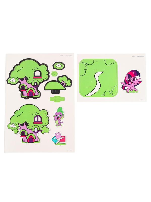 3D конструктор из пенокартона «Домик Искорки», 2 листа, My Little Pony