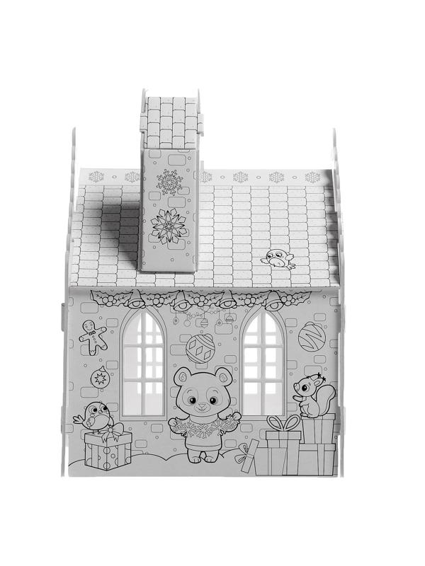 Домик-раскраска 3 в 1 «Новогодние истории»
