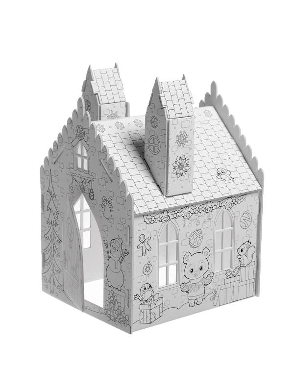 Домик-раскраска 3 в 1 «Новогодние истории»