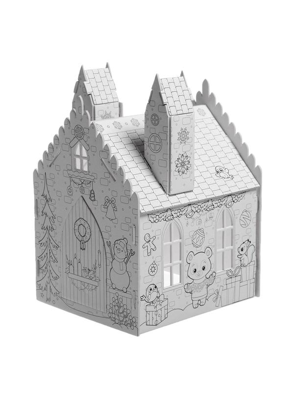 Домик-раскраска 3 в 1 «Новогодние истории»